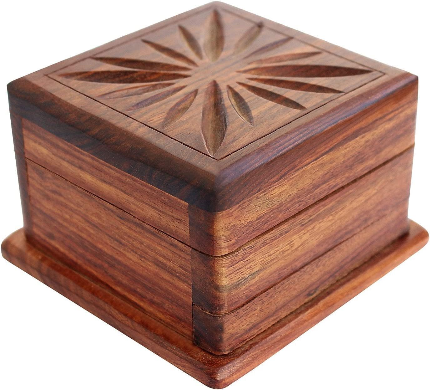 Unlock the Mystery: Artisan Secret Box Brainteaser Puzzle - Perfect Unique Gift for Her, Him, and Special Occasions