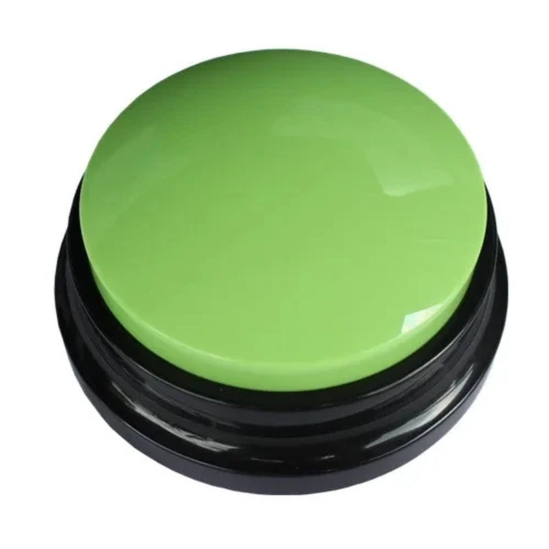 Interactive Pet Training Button with 30 Second Voice Recording - Fun Communication Tool for Dogs and Family Games