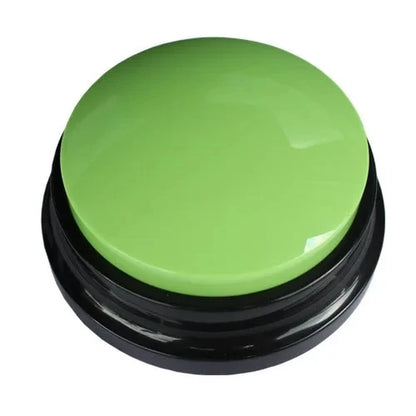 Interactive Pet Training Button with 30 Second Voice Recording - Fun Communication Tool for Dogs and Family Games