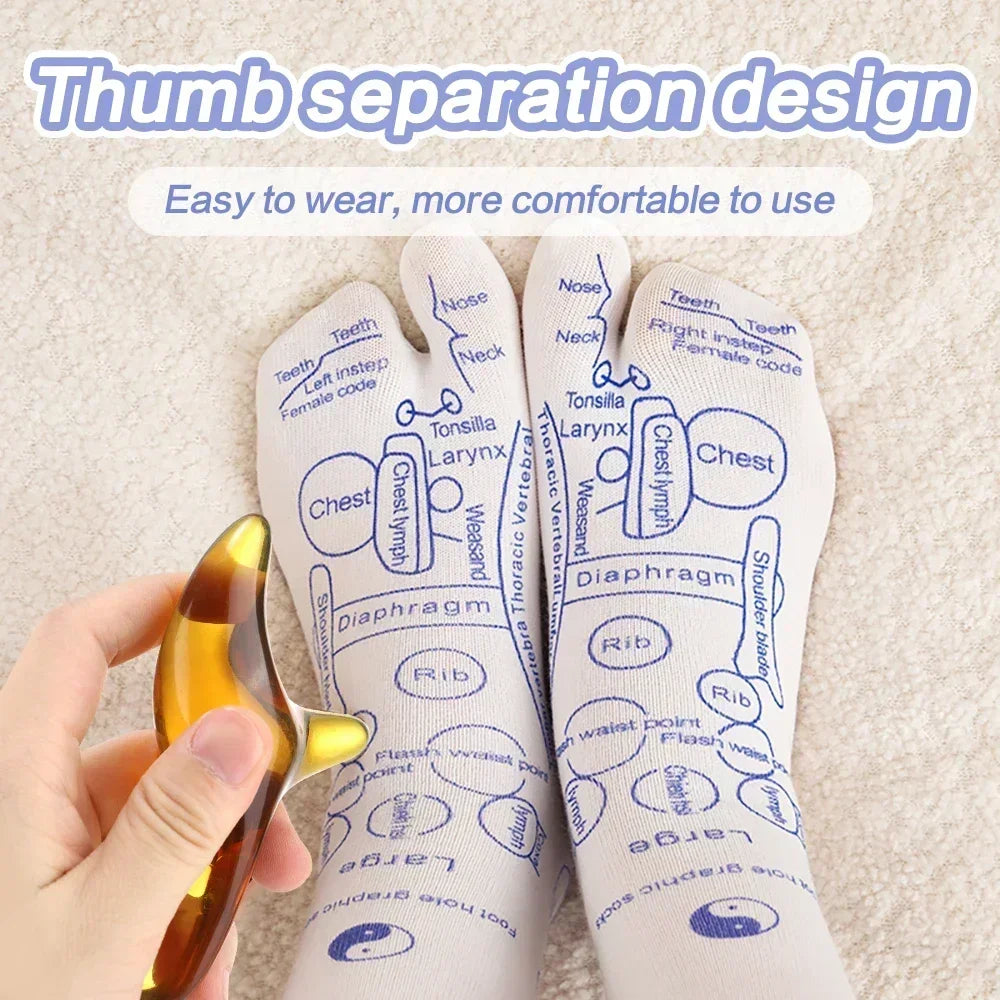 Revitalize Your Feet with Our Acupressure Massage Socks - Perfect for Tired Feet Relief and Physiotherapy