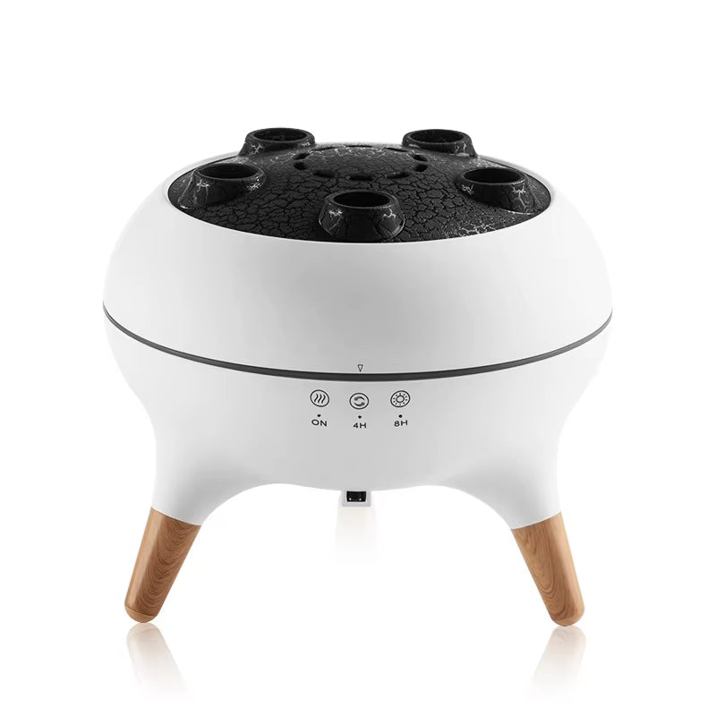 Revitalize Your Space with the Flame Aromatherapy Essential Oil Diffuser - Perfect for Home, Bedroom, and Large Rooms