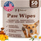 Natural Dog Paw Wipes - 50 Ct