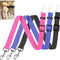 Dog Seat Belt, 3PCS Adjustable Dog Car Harness(Black, Blue, Pink)