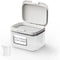 5 Lb Airtight Dog Food Storage Container with Scoop, White
