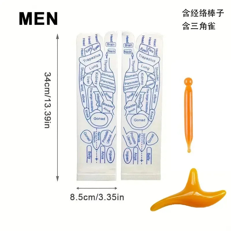 Revitalize Your Feet with Our Acupressure Massage Socks - Perfect for Tired Feet Relief and Physiotherapy