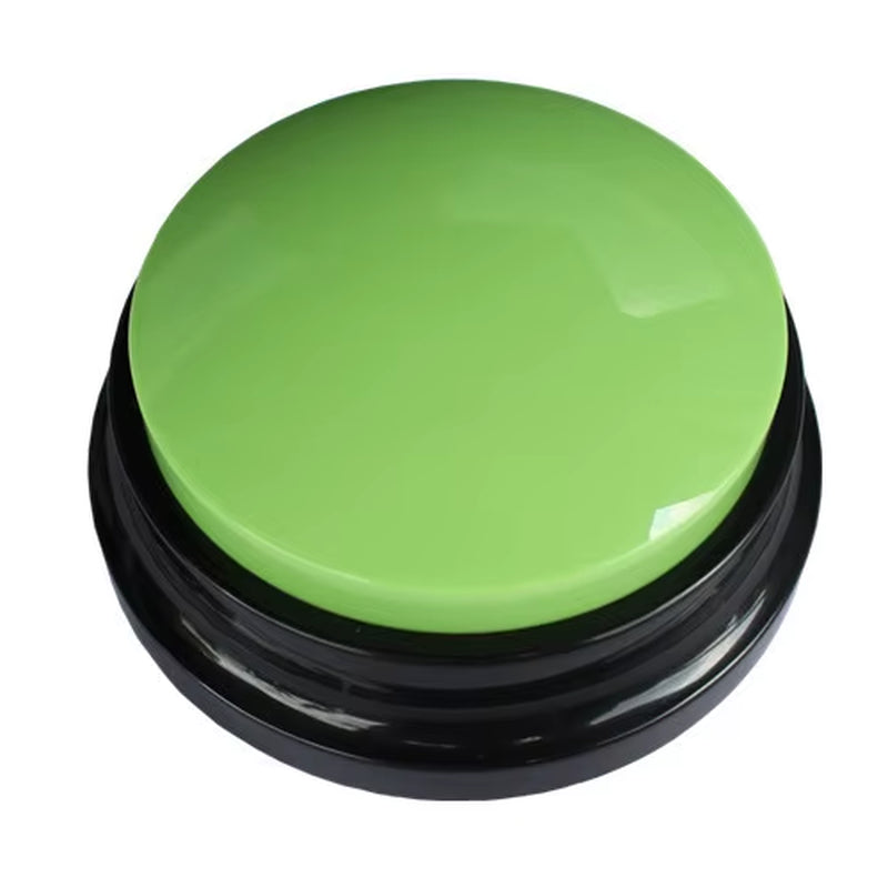 Interactive Pet Training Button with 30 Second Voice Recording - Fun Communication Tool for Dogs and Family Games