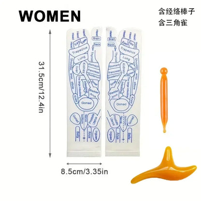 Revitalize Your Feet with Our Acupressure Massage Socks - Perfect for Tired Feet Relief and Physiotherapy