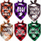 6-Pack Plaid Dog Bandanas for Halloween, Thanksgiving and Christmas