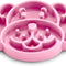 Slow Feeder Dog Bowl, 3 Cups, Anti-Choking & Anti-Gulping, Reduces Bloat, Non-Slip, Durable Slow Eating Bowl for Small to Medium Dogs, Healthy Pet Feeding Dish (Pink)