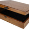 Elegant Old World Wooden Keepsake Box with Brass Latch – Vintage-Inspired Jewelry & Trinket Storage in Rich Walnut Finish