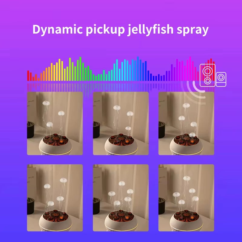 Revitalize Your Space with the Flame Aromatherapy Essential Oil Diffuser - Perfect for Home, Bedroom, and Large Rooms