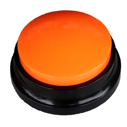 Interactive Pet Training Button with 30 Second Voice Recording - Fun Communication Tool for Dogs and Family Games