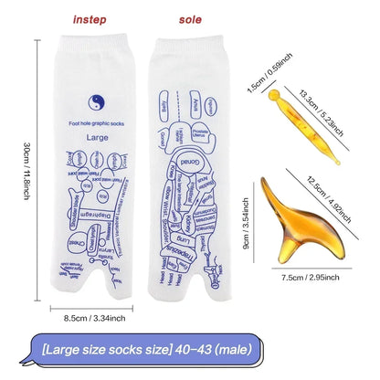 Revitalize Your Feet with Our Acupressure Massage Socks - Perfect for Tired Feet Relief and Physiotherapy