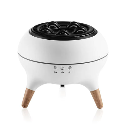 Revitalize Your Space with the Flame Aromatherapy Essential Oil Diffuser - Perfect for Home, Bedroom, and Large Rooms