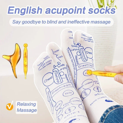 Revitalize Your Feet with Our Acupressure Massage Socks - Perfect for Tired Feet Relief and Physiotherapy