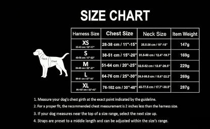 Adjustable No-Pull Dog Harness Reflective Vest, Blue, M