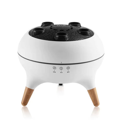 Revitalize Your Space with the Flame Aromatherapy Essential Oil Diffuser - Perfect for Home, Bedroom, and Large Rooms